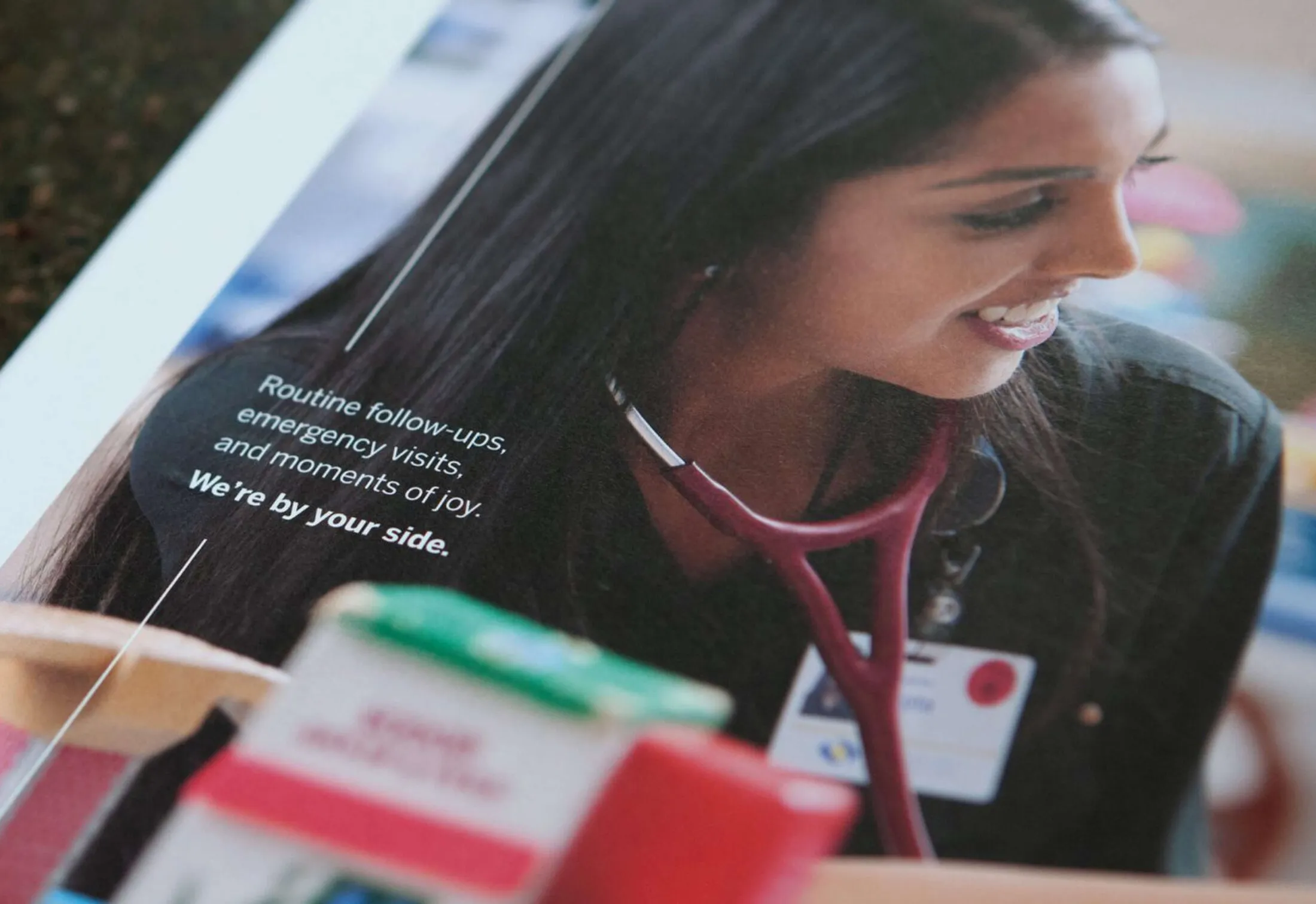 Smiling nurse with Southlake campaign text