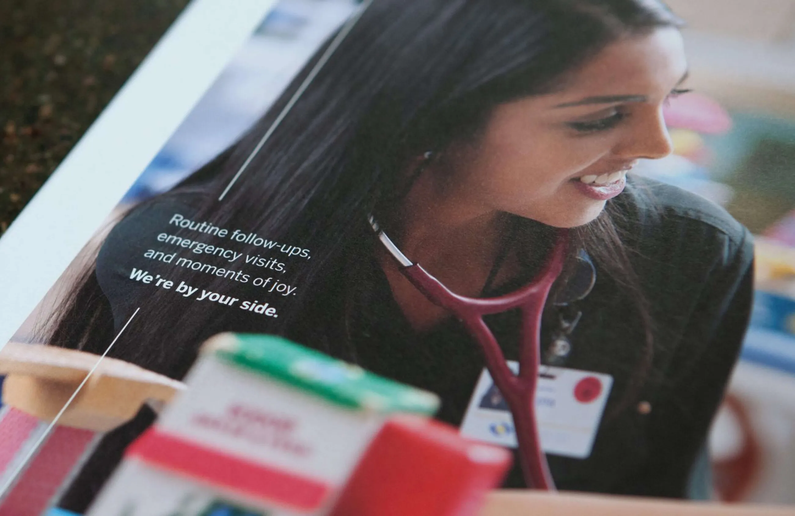 Smiling nurse with Southlake campaign text