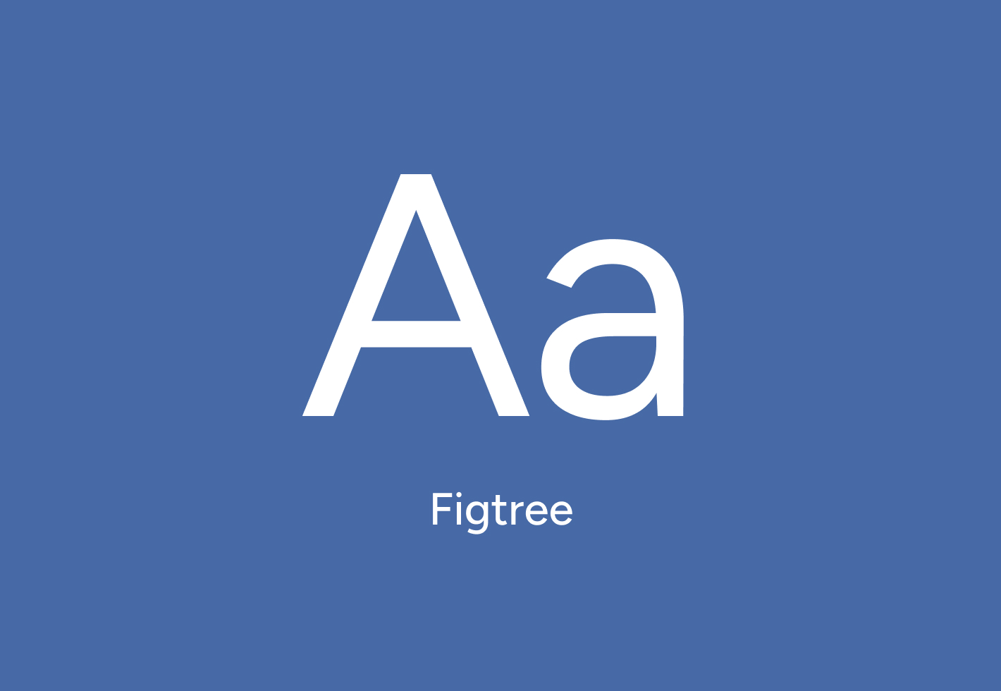 Figtree logo with Aa text